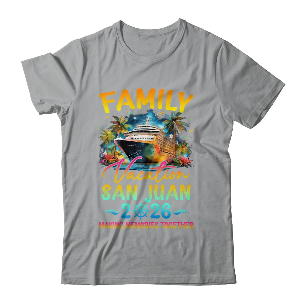 Family Vacation San Juan 2026 Matching Group Summer Shirt & Tank Top | siriusteestore