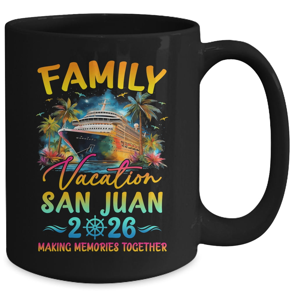 Family Vacation San Juan 2026 Matching Group Summer Mug | siriusteestore