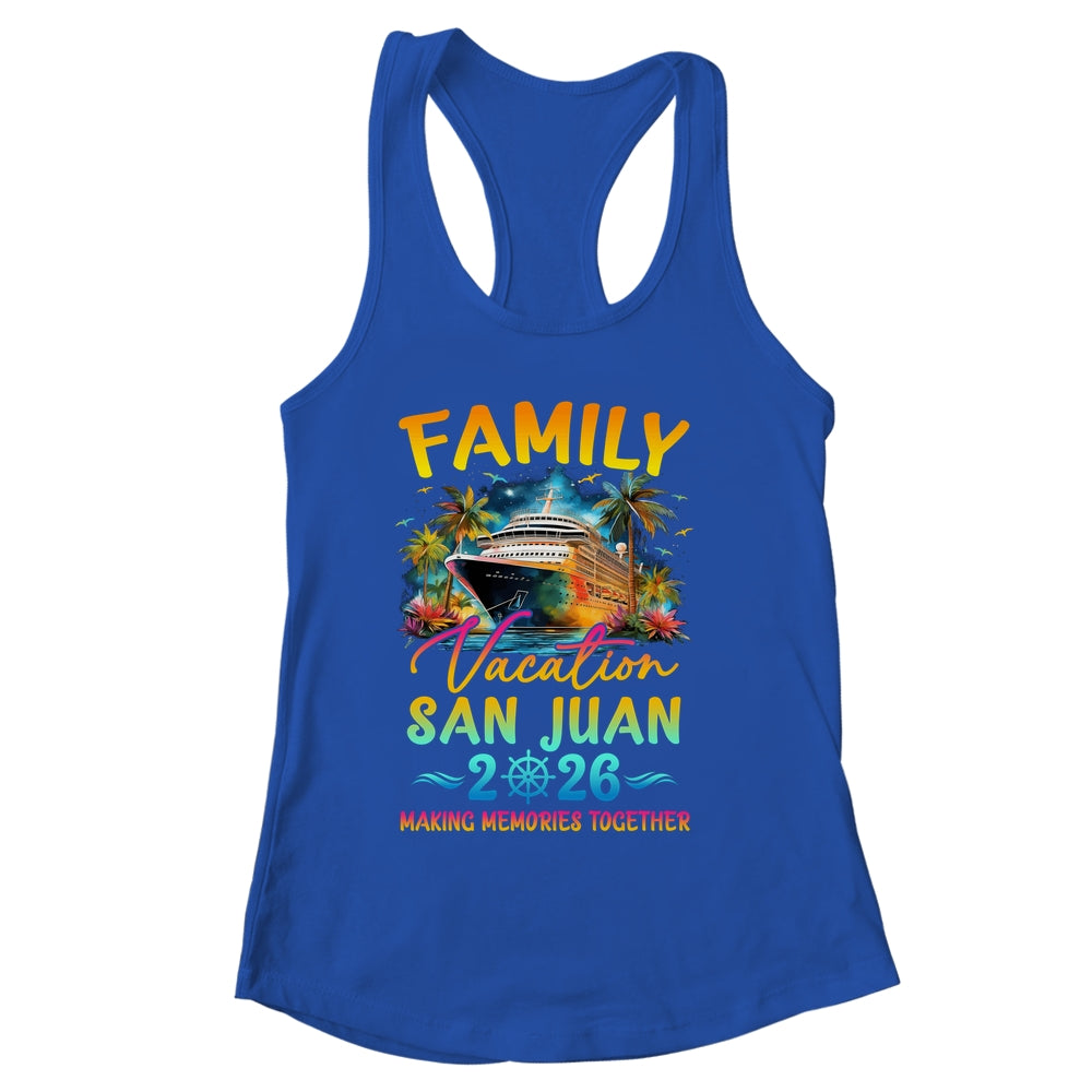Family Vacation San Juan 2026 Matching Group Summer Shirt & Tank Top | siriusteestore