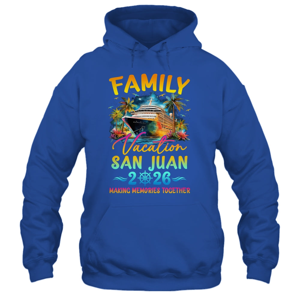 Family Vacation San Juan 2026 Matching Group Summer Shirt & Tank Top | siriusteestore