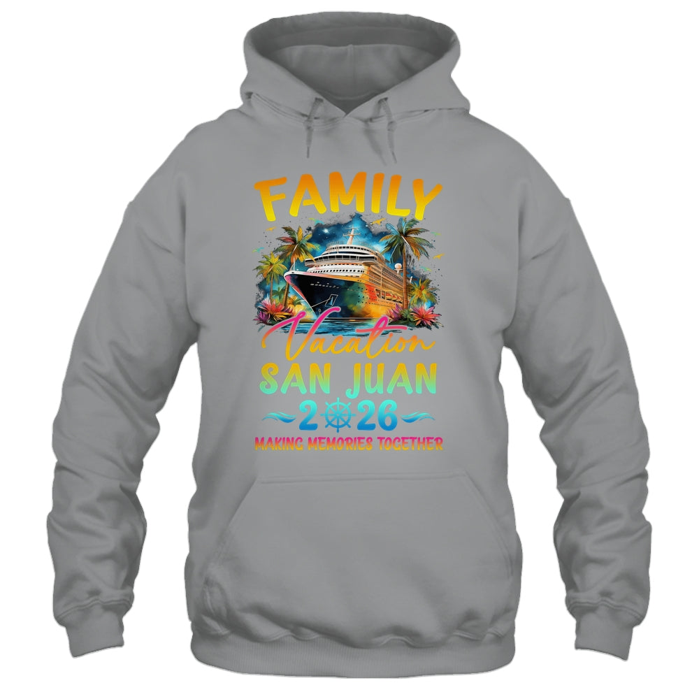 Family Vacation San Juan 2026 Matching Group Summer Shirt & Tank Top | siriusteestore