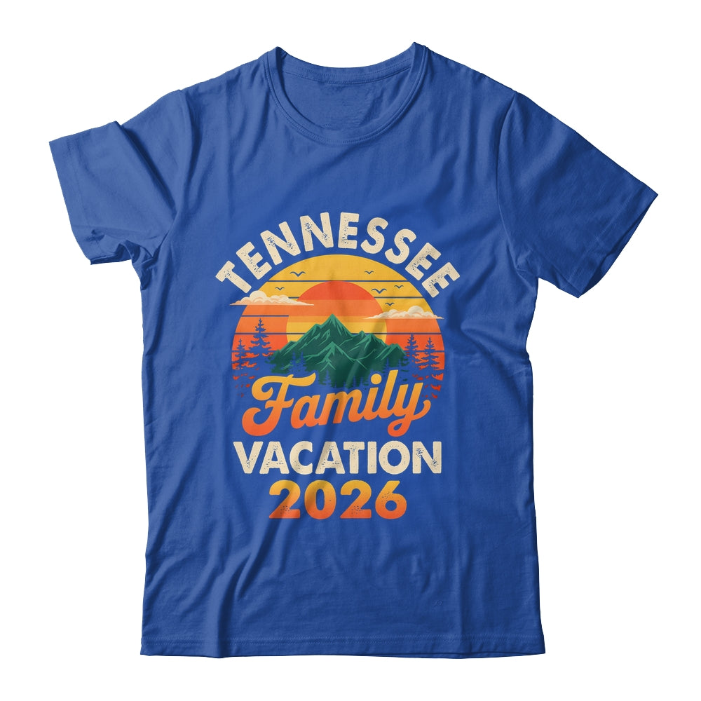 Family Vacation Tennessee 2026 Matching Memories Trip Shirt & Tank Top | siriusteestore