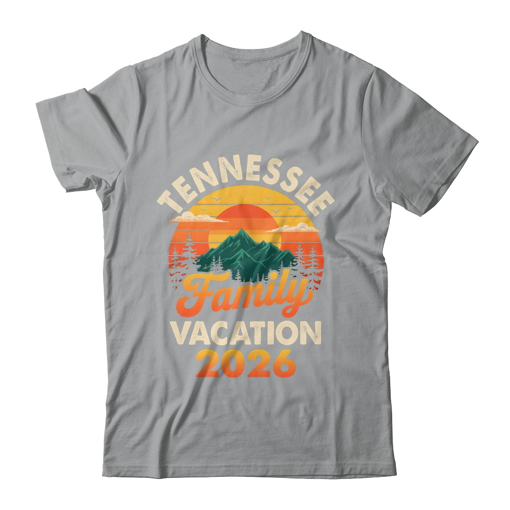Family Vacation Tennessee 2026 Matching Memories Trip Shirt & Tank Top | siriusteestore