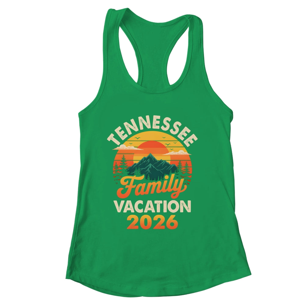 Family Vacation Tennessee 2026 Matching Memories Trip Shirt & Tank Top | siriusteestore