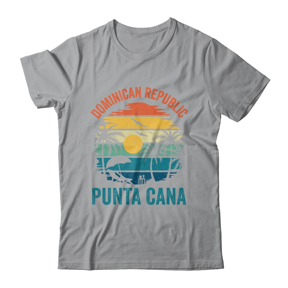 Family Vacation Vintage Dominican Republic Punta Cana Beach Shirt & Tank Top | siriusteestore