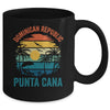Family Vacation Vintage Dominican Republic Punta Cana Beach Mug | siriusteestore