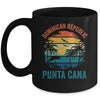 Family Vacation Vintage Dominican Republic Punta Cana Beach Mug | siriusteestore