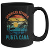 Family Vacation Vintage Dominican Republic Punta Cana Beach Mug | siriusteestore