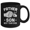 Father And Son Best Team Ever Sons Dad Matching Father's Day Mug | siriusteestore