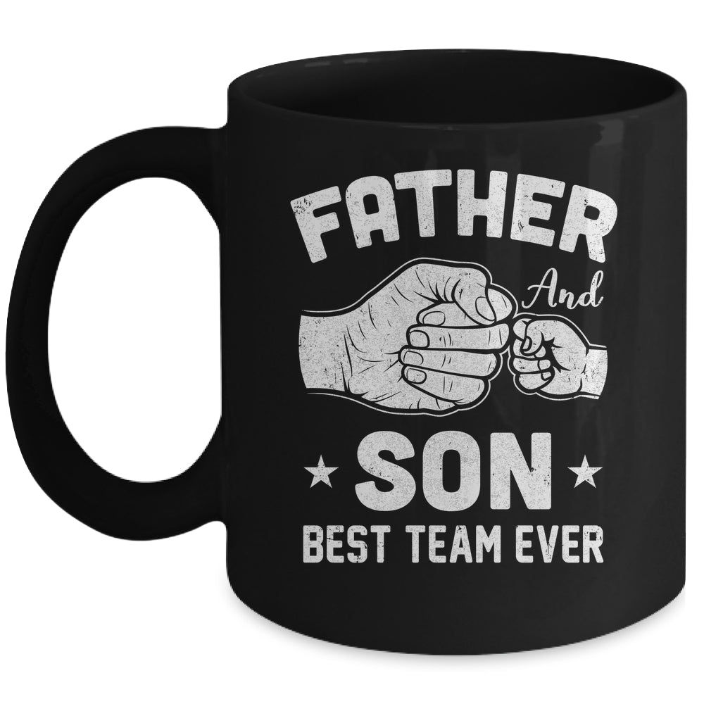 Father And Son Best Team Ever Sons Dad Matching Father's Day Mug | siriusteestore