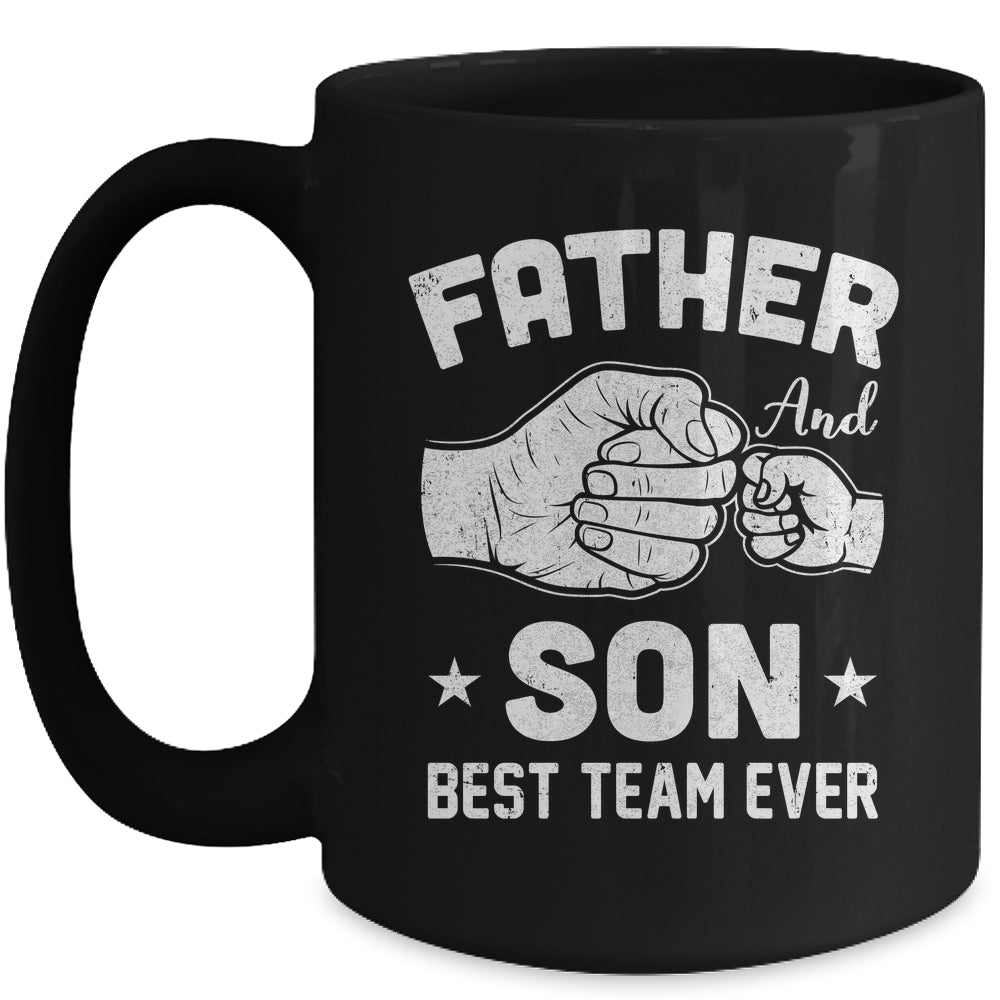 Father And Son Best Team Ever Sons Dad Matching Father's Day Mug | siriusteestore
