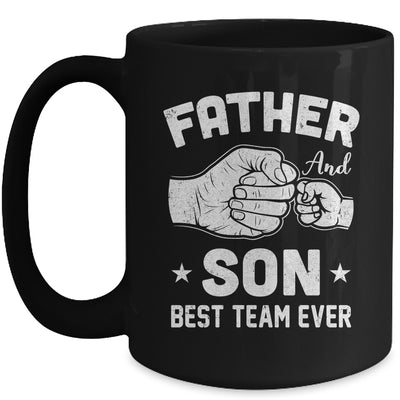 Father And Son Best Team Ever Sons Dad Matching Father's Day Mug | siriusteestore