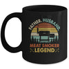Father Husband Meat Smoker Legend Grilling Dad BBQ Smoking Mug | siriusteestore