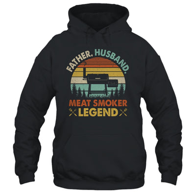 Father Husband Meat Smoker Legend Grilling Dad BBQ Smoking Shirt & Hoodie | siriusteestore