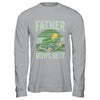 Father Mows Best Funny Dad Riding Mower Retro Mowing Lawn Shirt & Hoodie | siriusteestore