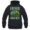 Father Mows Best Funny Dad Riding Mower Retro Mowing Lawn Shirt & Hoodie | siriusteestore