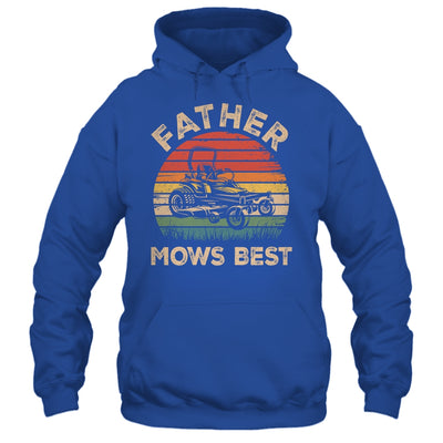 Father Mows Best Funny Fathers Day Dad Jokes Lawn Mowing Shirt & Hoodie | siriusteestore