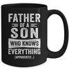 Father Son Knows Everything Funny Dad Fathers Day Mug | siriusteestore