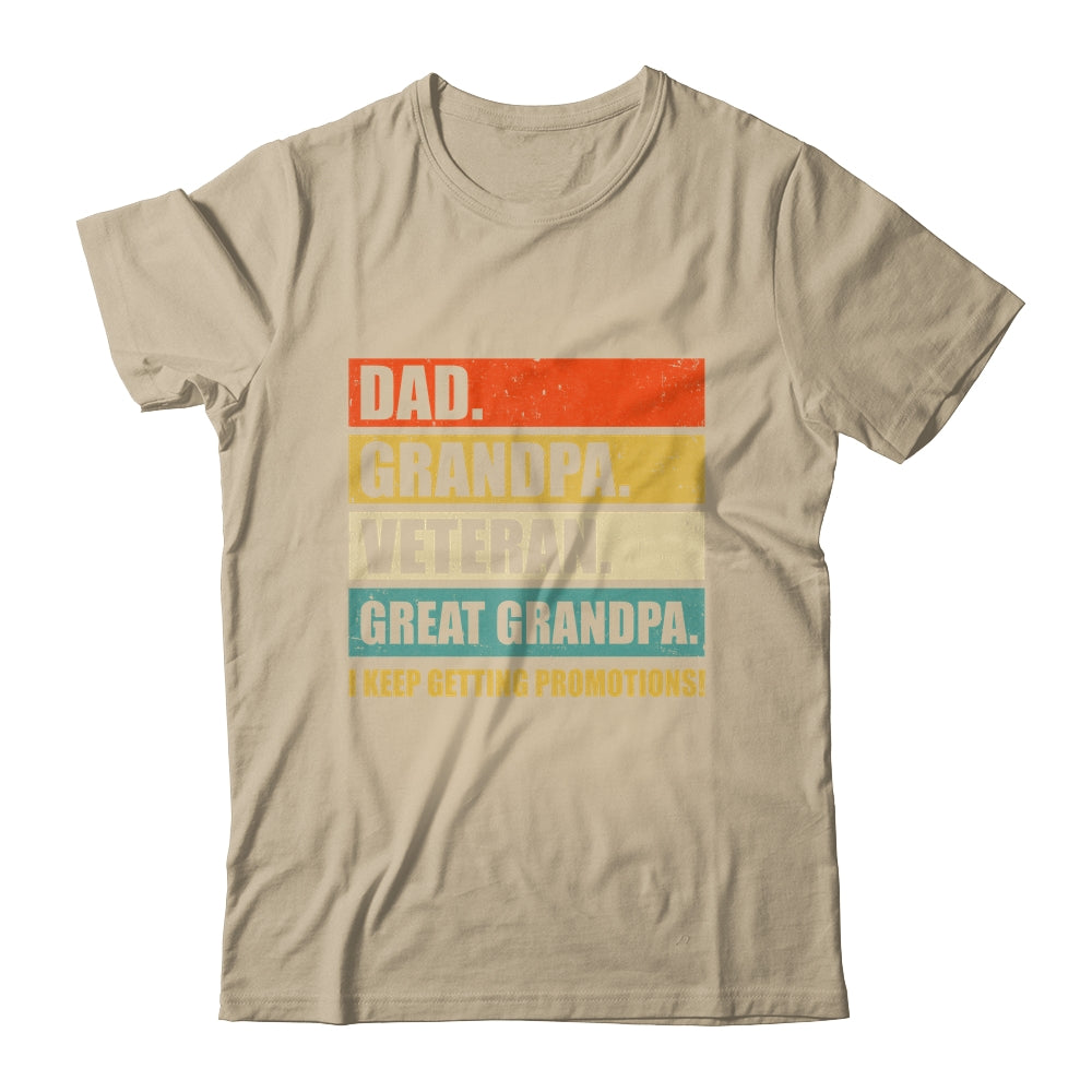 Fathers Day Dad Grandpa Veteran Great Grandpa From Grandkids Shirt & Hoodie | siriusteestore
