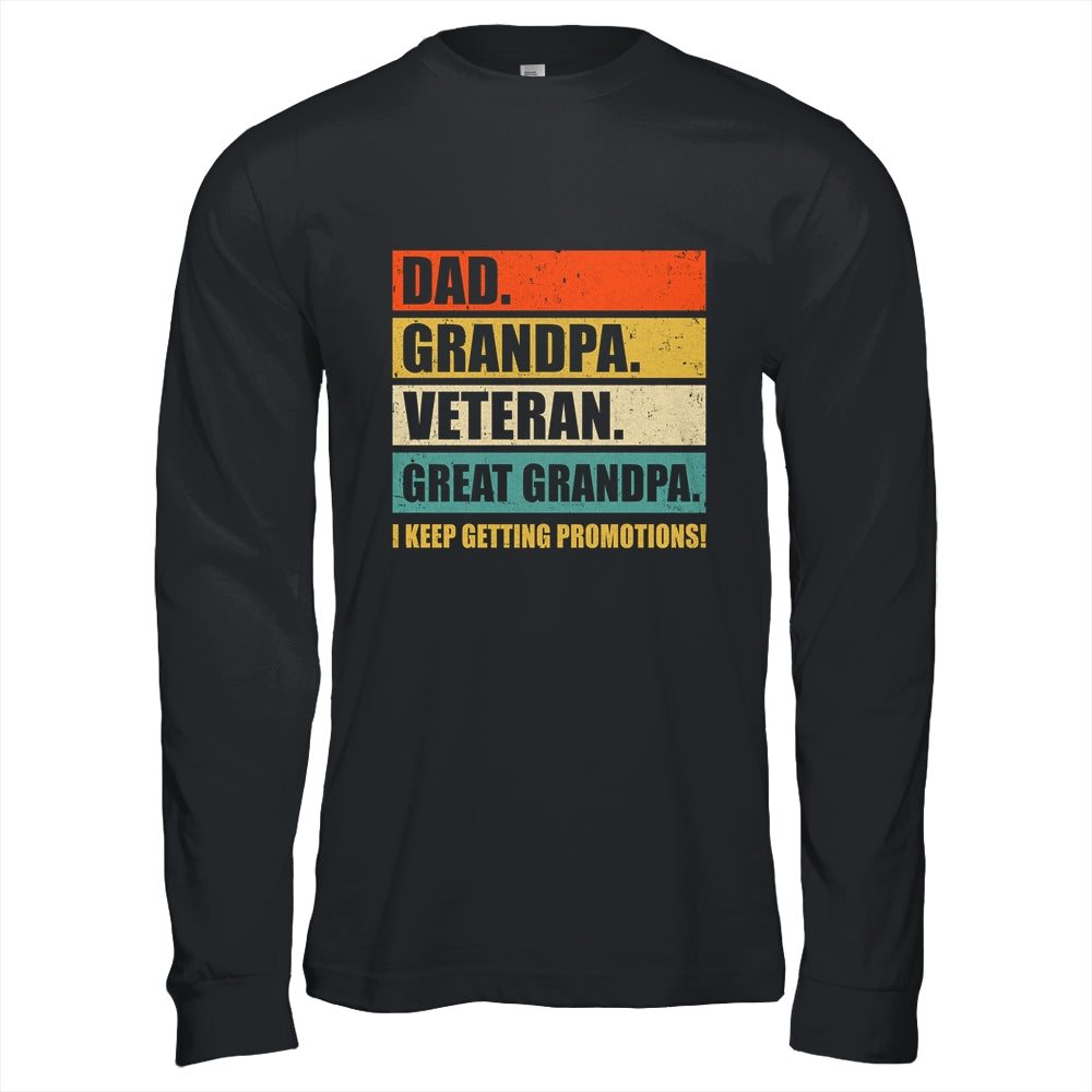 Fathers Day Dad Grandpa Veteran Great Grandpa From Grandkids Shirt & Hoodie | siriusteestore