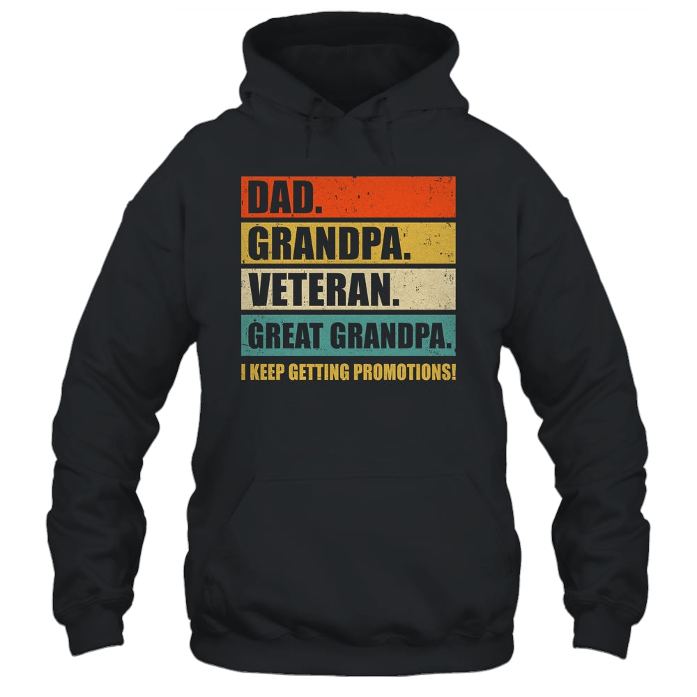 Fathers Day Dad Grandpa Veteran Great Grandpa From Grandkids Shirt & Hoodie | siriusteestore
