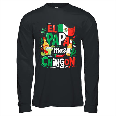Fathers Day El Papa Mas Chingon Funny Mexican Dad Spanish Shirt & Hoodie | siriusteestore