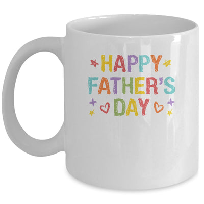 Fathers Day For Kids Boys Girls Happy Fathers Day Mug | siriusteestore