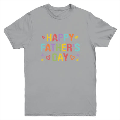 Fathers Day For Kids Boys Girls Happy Fathers Day Youth Shirt | siriusteestore