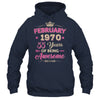 February 1970 55 Years Of Being Awesome Retro 55th Birthday Shirt & Tank Top | siriusteestore