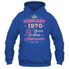 February 1970 55 Years Of Being Awesome Retro 55th Birthday Shirt & Tank Top | siriusteestore