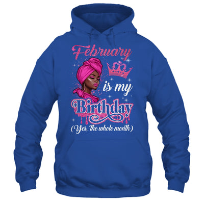 February Is My Birthday African Black Women Birthday Queen Shirt & Tank Top | siriusteestore