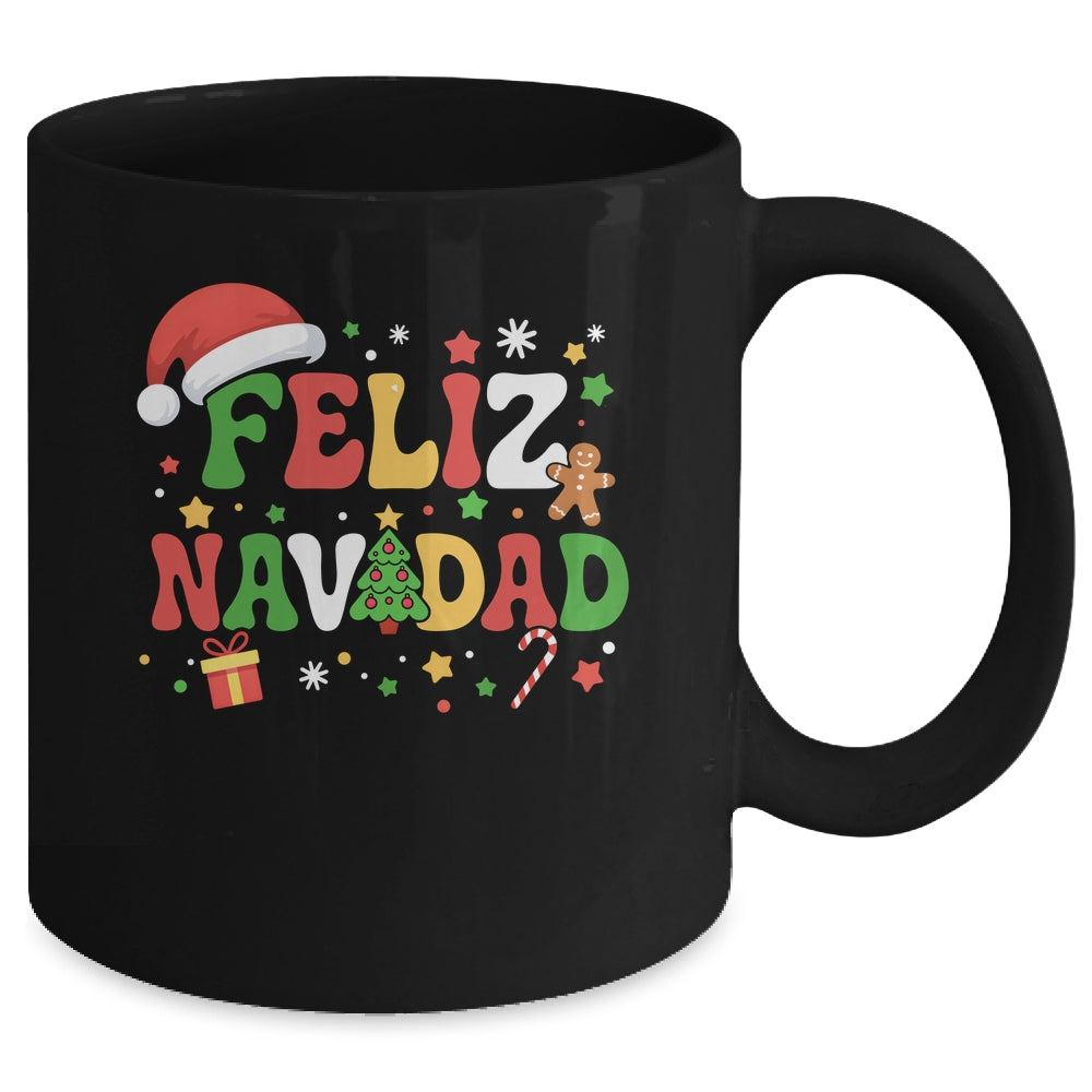 Feliz Navidad Cute Spanish Mexican Christmas Matching Family Mug | siriusteestore