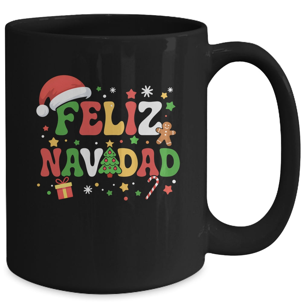 Feliz Navidad Cute Spanish Mexican Christmas Matching Family Mug | siriusteestore