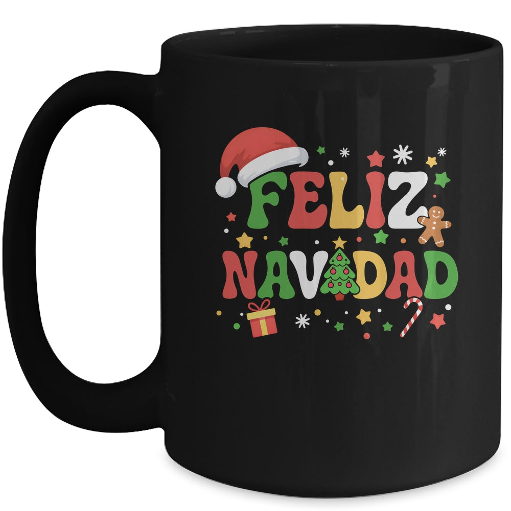 Feliz Navidad Cute Spanish Mexican Christmas Matching Family Mug | siriusteestore