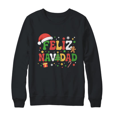 Feliz Navidad Cute Spanish Mexican Christmas Matching Family Shirt & Sweatshirt | siriusteestore
