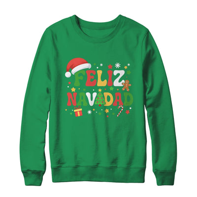 Feliz Navidad Cute Spanish Mexican Christmas Matching Family Shirt & Sweatshirt | siriusteestore