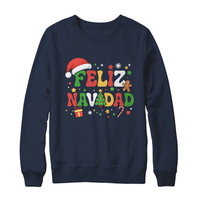 Feliz Navidad Cute Spanish Mexican Christmas Matching Family Shirt & Sweatshirt | siriusteestore