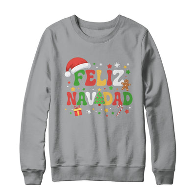 Feliz Navidad Cute Spanish Mexican Christmas Matching Family Shirt & Sweatshirt | siriusteestore