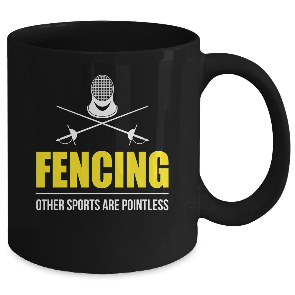 Fencing Funny Sports Design For Men Women Girls Boys Fencer Mug | siriusteestore