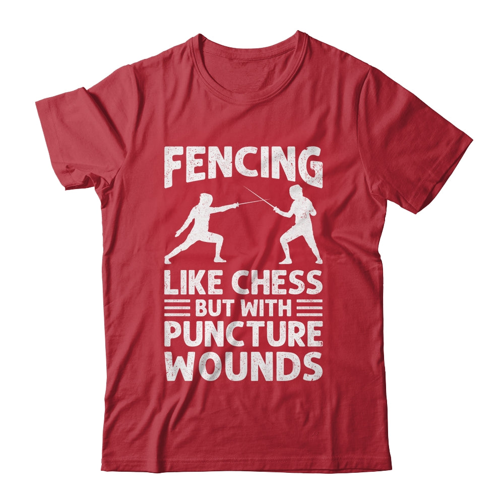 Fencing Like Chess Design For Men Women Fencer Fencing Sport Shirt & Hoodie | siriusteestore