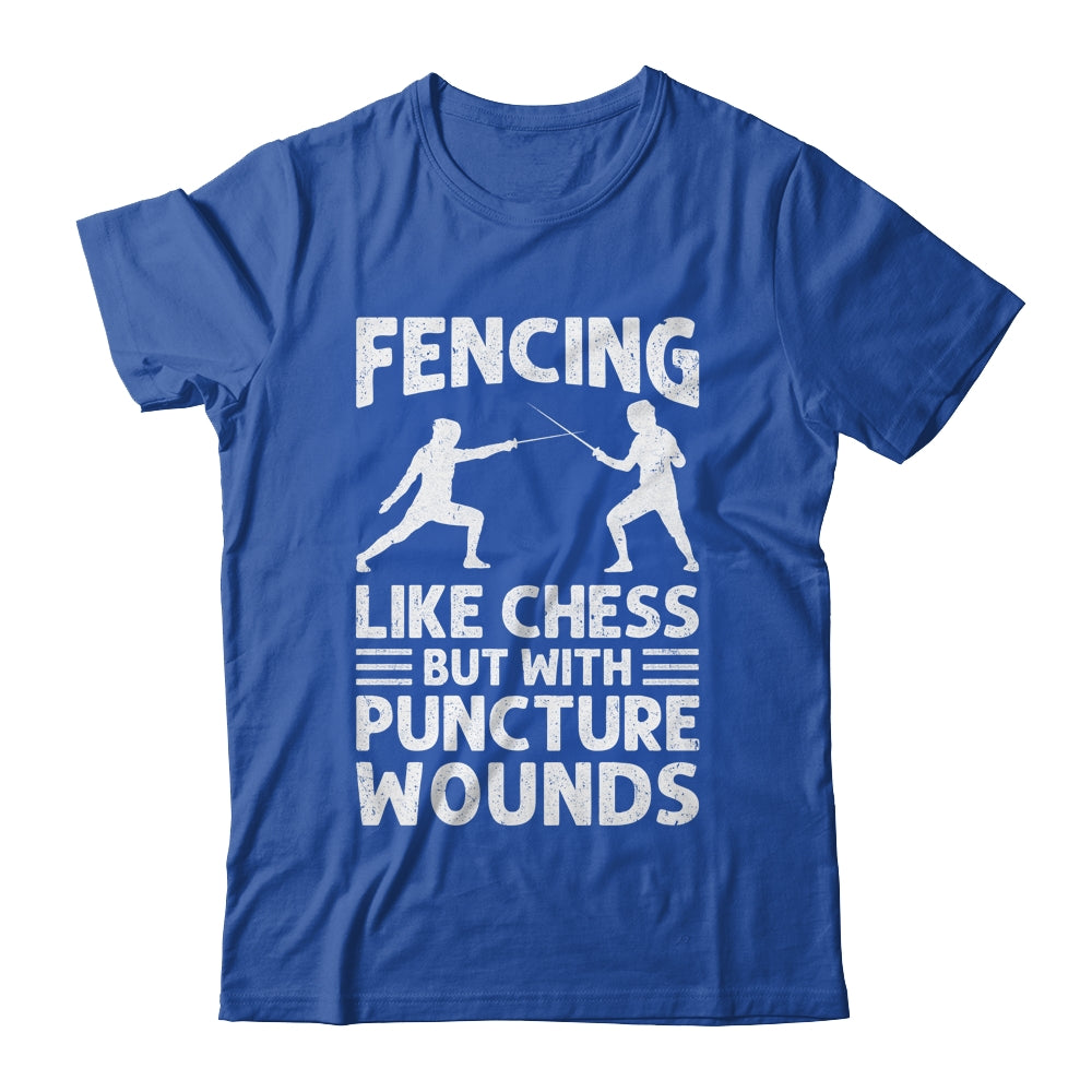 Fencing Like Chess Design For Men Women Fencer Fencing Sport Shirt & Hoodie | siriusteestore