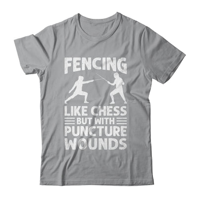 Fencing Like Chess Design For Men Women Fencer Fencing Sport Shirt & Hoodie | siriusteestore