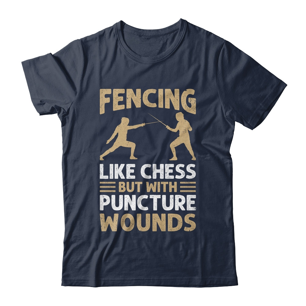 Fencing Like Chess Design For Men Women Fencing Fencer Sport Shirt & Hoodie | siriusteestore