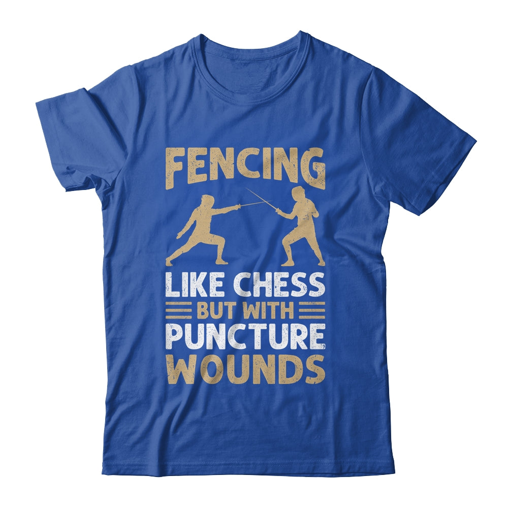 Fencing Like Chess Design For Men Women Fencing Fencer Sport Shirt & Hoodie | siriusteestore