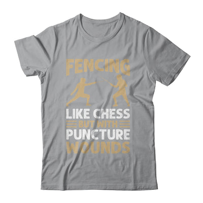 Fencing Like Chess Design For Men Women Fencing Fencer Sport Shirt & Hoodie | siriusteestore