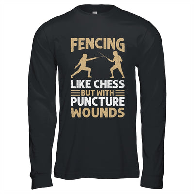 Fencing Like Chess Design For Men Women Fencing Fencer Sport Shirt & Hoodie | siriusteestore