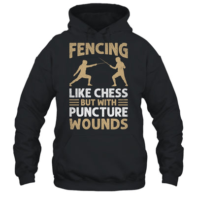 Fencing Like Chess Design For Men Women Fencing Fencer Sport Shirt & Hoodie | siriusteestore