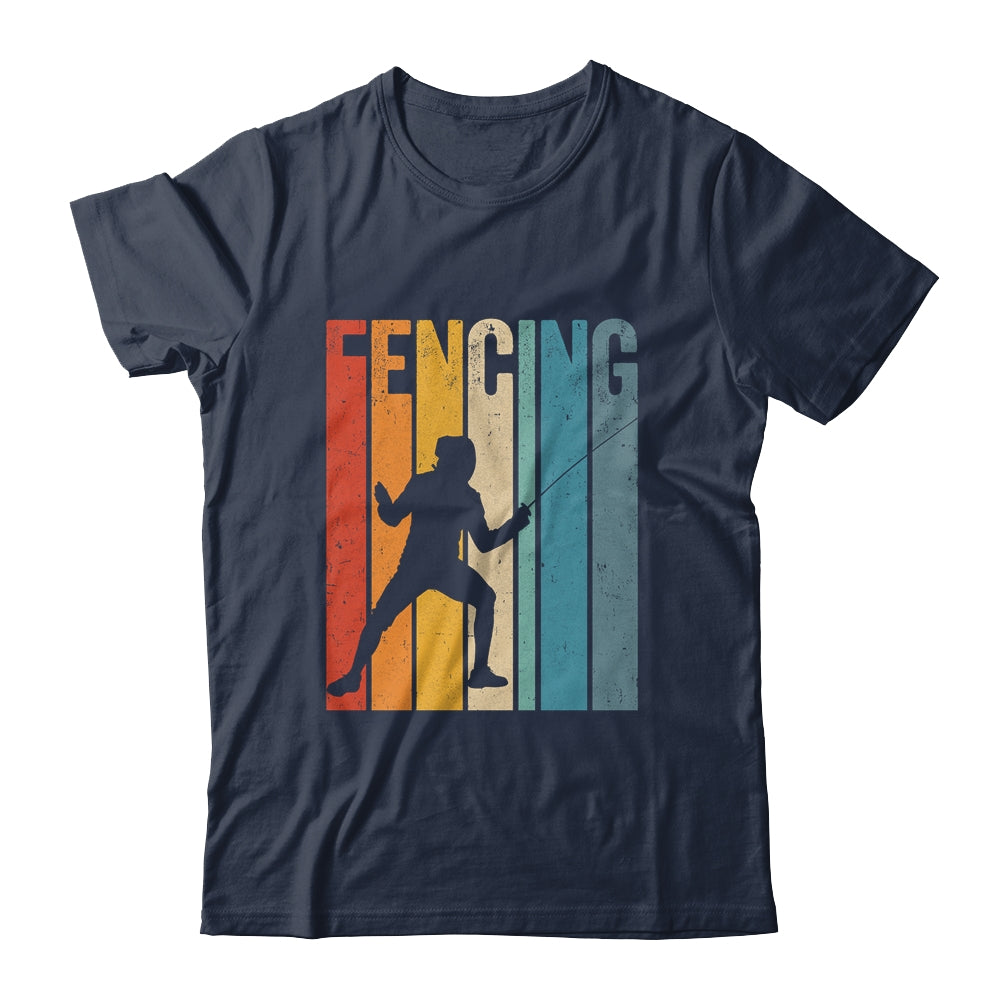 Fencing Vintage Design Art For Men Women Fencer Sports Shirt & Hoodie | siriusteestore