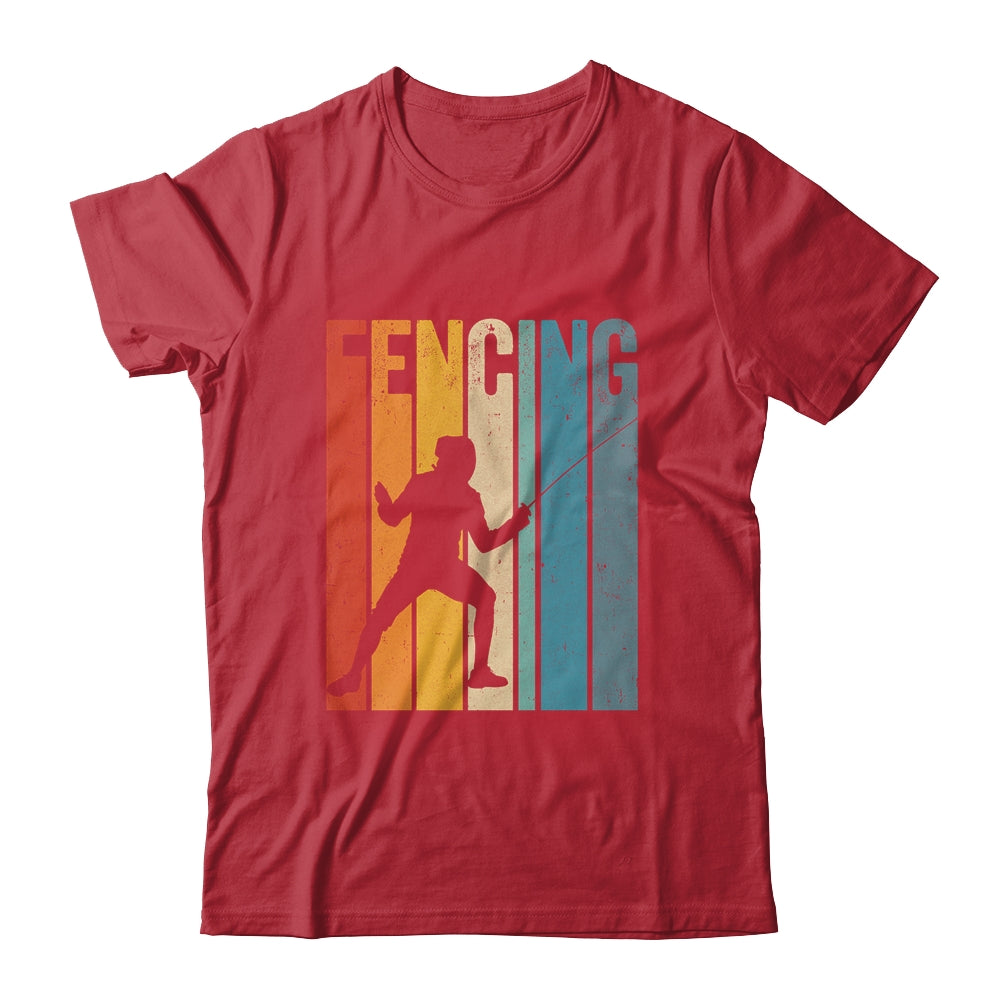 Fencing Vintage Design Art For Men Women Fencer Sports Shirt & Hoodie | siriusteestore