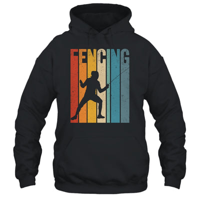 Fencing Vintage Design Art For Men Women Fencer Sports Shirt & Hoodie | siriusteestore